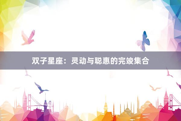 双子星座：灵动与聪惠的完竣集合
